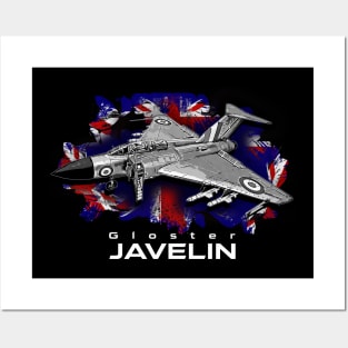 Gloster Javelin Interceptor Aircraft Posters and Art